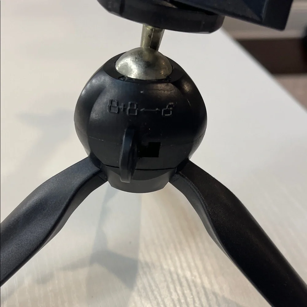 Black Adjustable Tripod Stand
